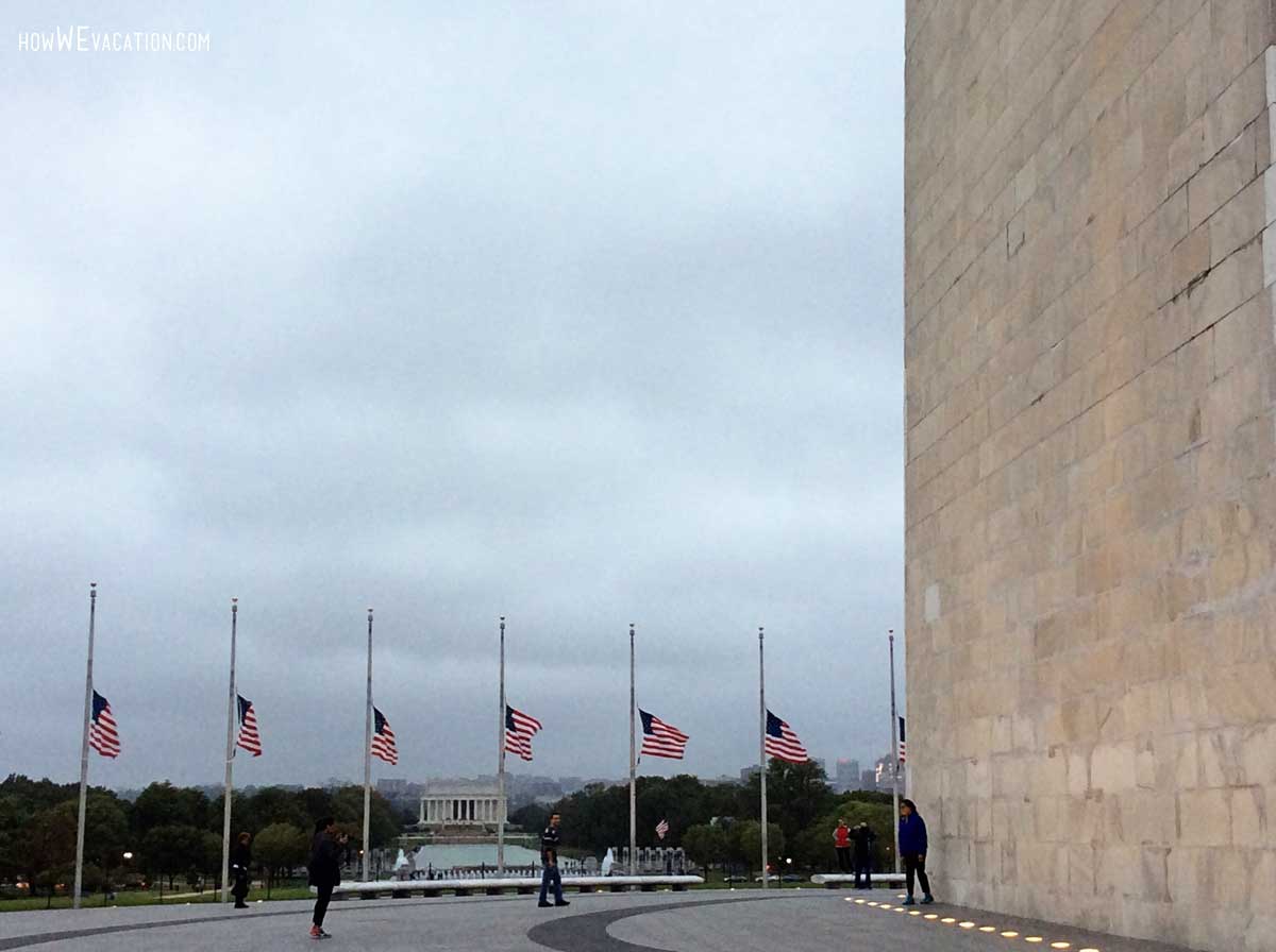 Flags Washington Monument
