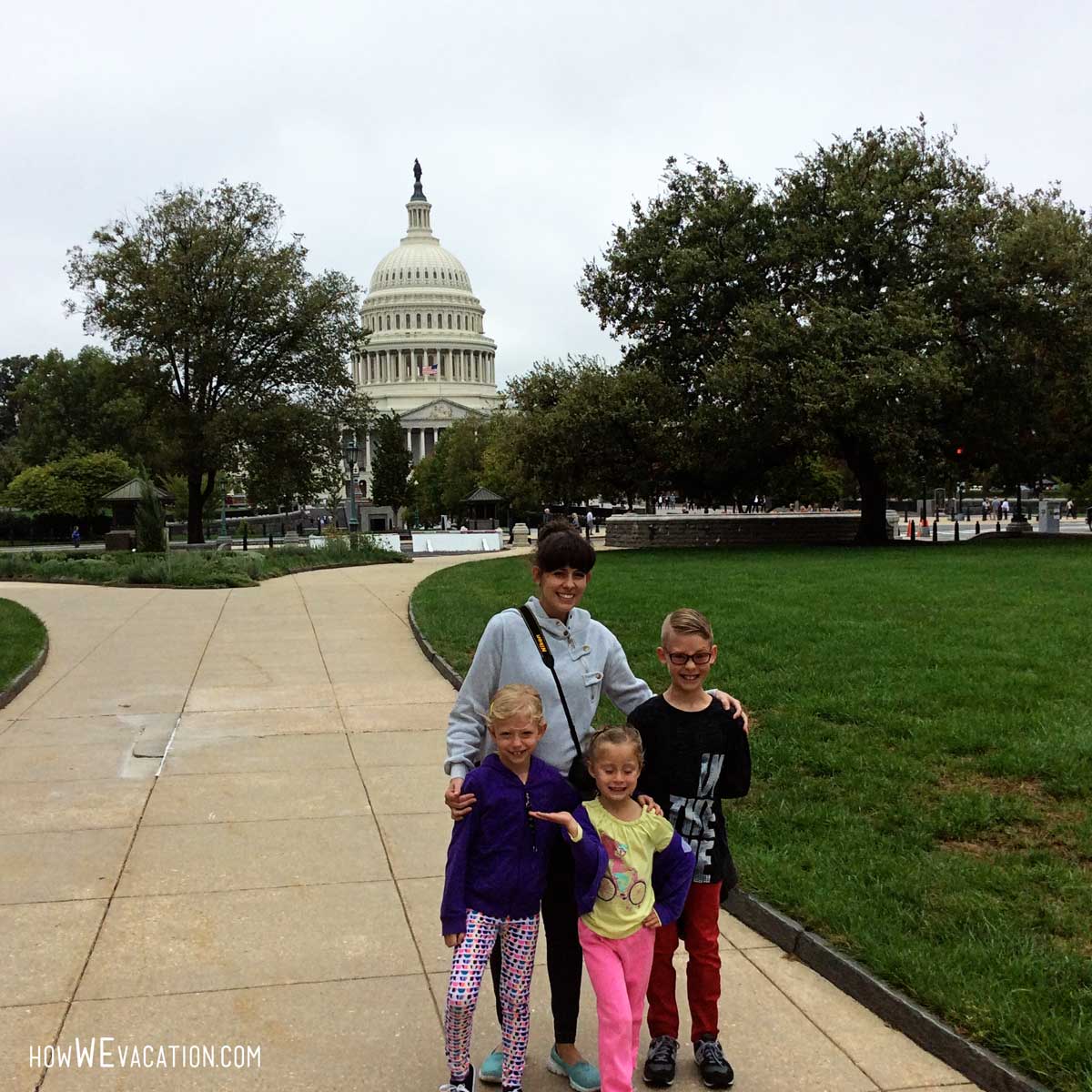 Kids at the capitol, Washington D.C.