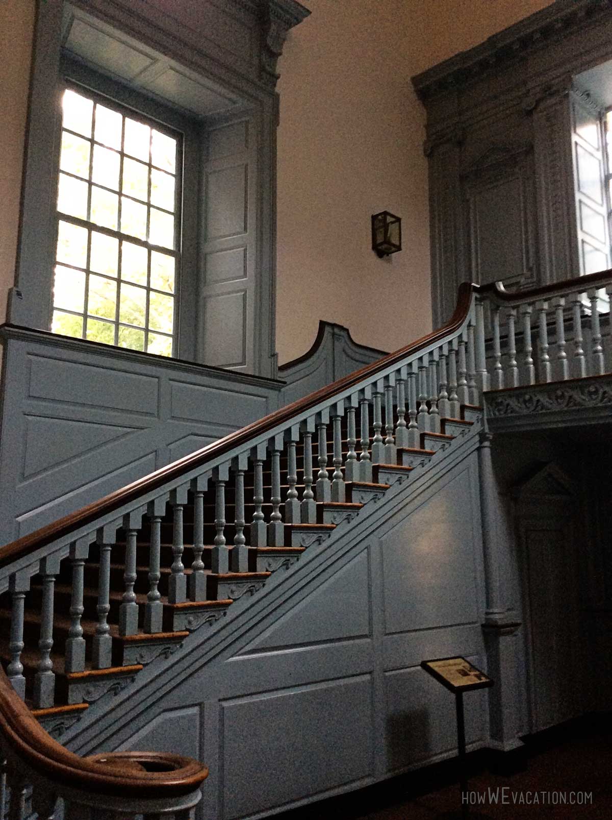 Staircase inside Independence Hall