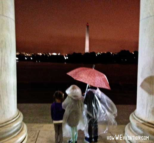 Jefferson Memorial with Kids