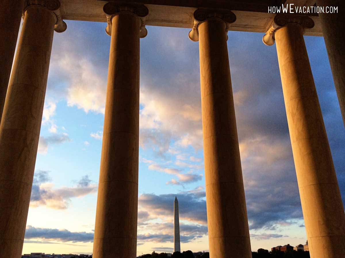 Washington Monument from Jefferson Memorial