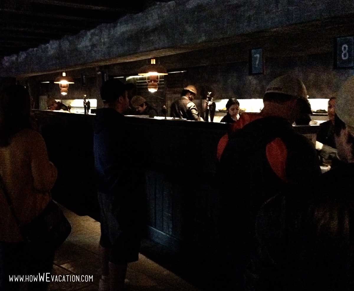 ordering at the three broomsticks